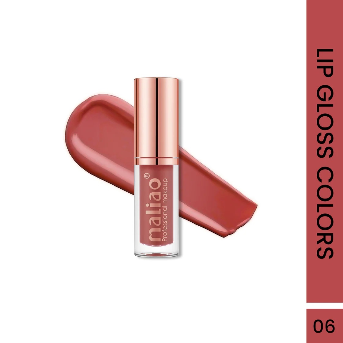 Maliao Glitter Lip Gloss - glitter gloss shade 6