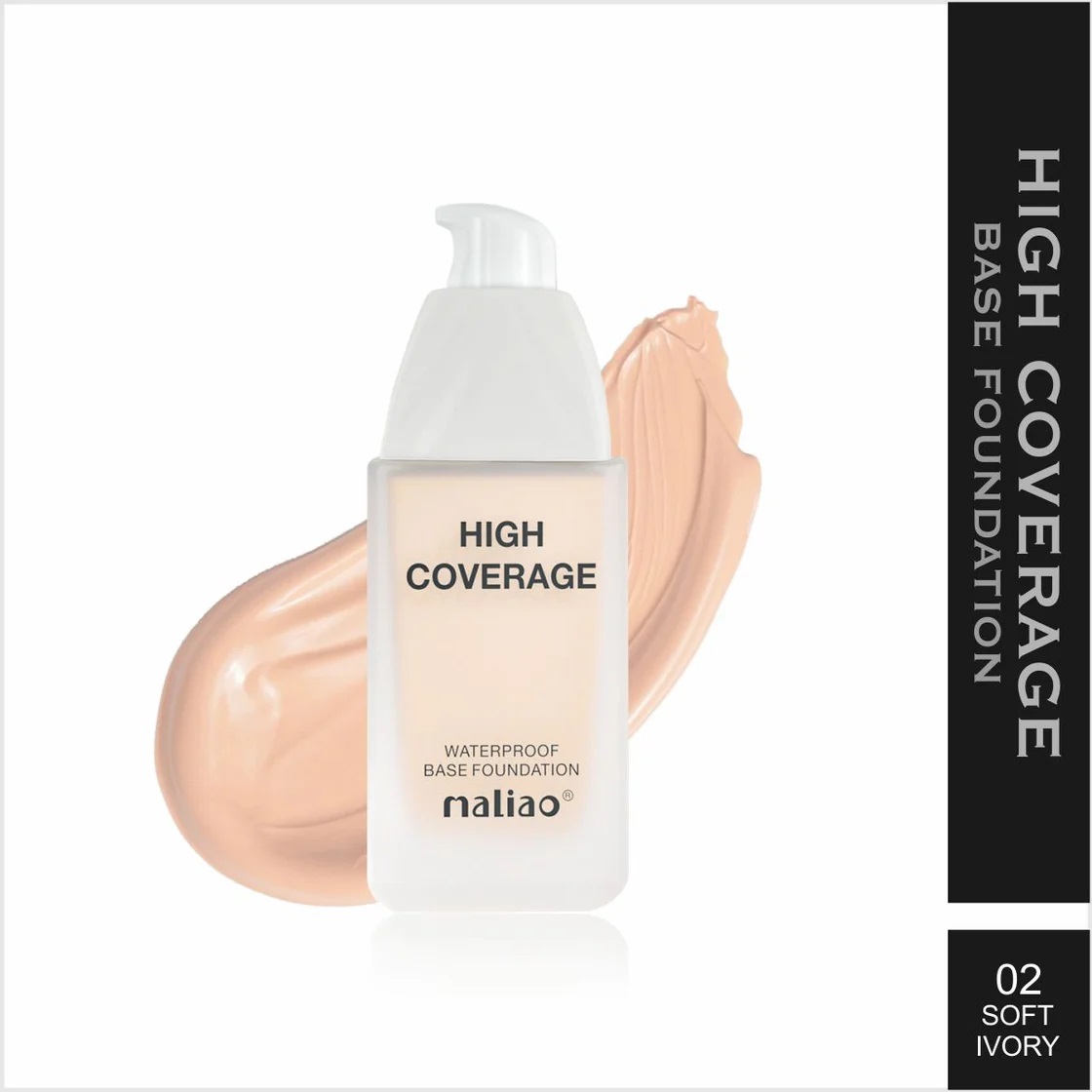 Maliao High Coverage Waterproof Base Foundation - Soft Ivory