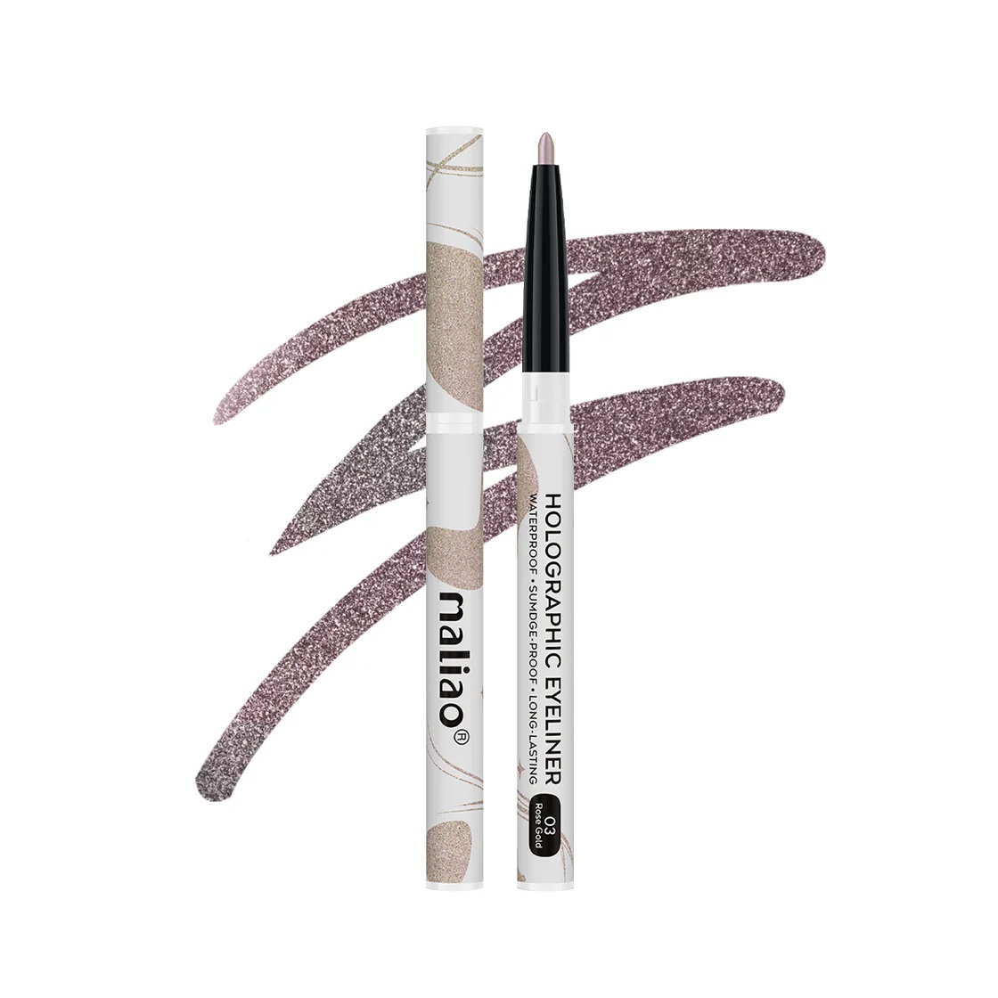 Maliao Holographic Multichrome Eyeliner - 03 ROSE GOLD