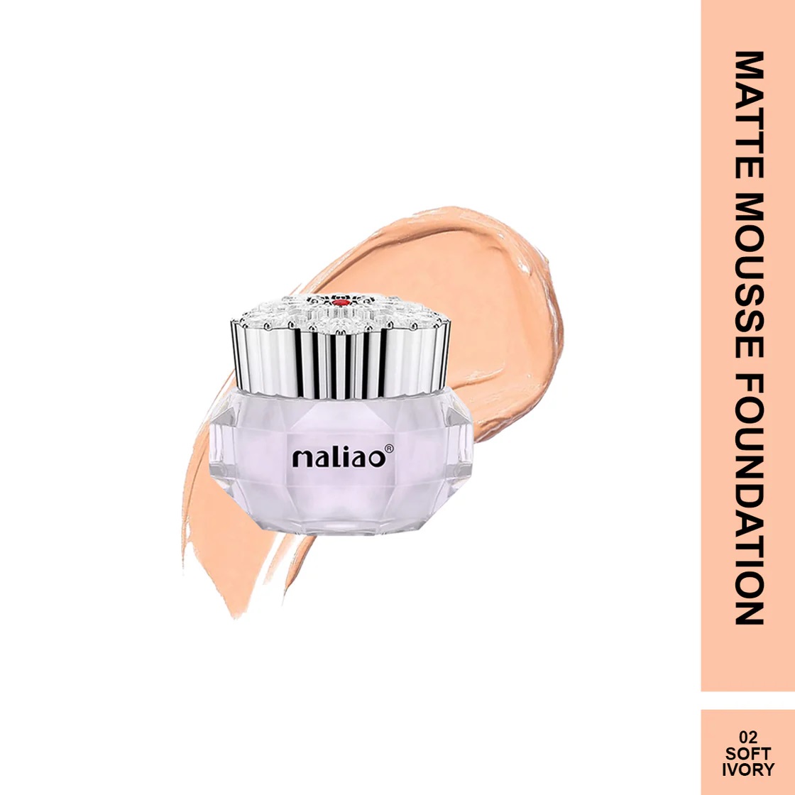 Maliao Matte Mousse Foundation - Soft Ivory