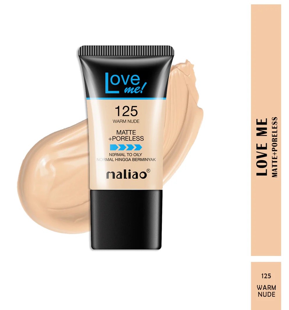 Maliao Matte + Poreless Normal To Oily - Warm Nude