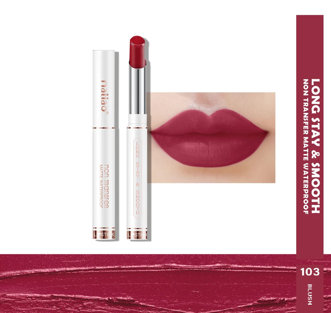 Maliao Non-Transfer Long Stay & Smooth Lipstick - 103 BLUSH 358