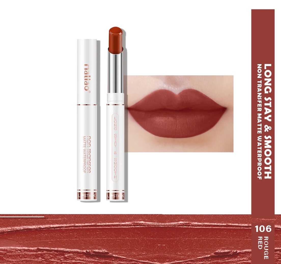 Maliao Non-Transfer Long Stay & Smooth Lipstick - 106 ROUGE RED
