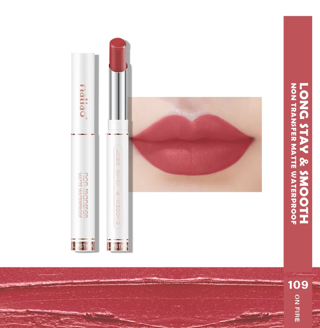 Maliao Non-Transfer Long Stay & Smooth Lipstick - 109 ON FIRE