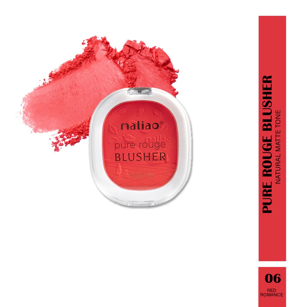 Maliao Pure Rouge Matte Blush - RED ROMANCE 359