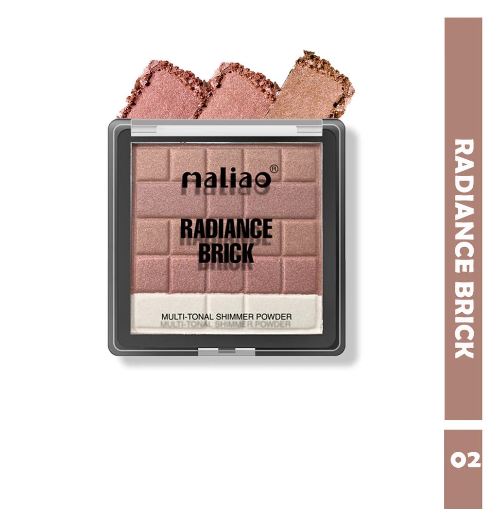 Maliao Radiance Brick Highlighter Shimmer Powder - 02 194