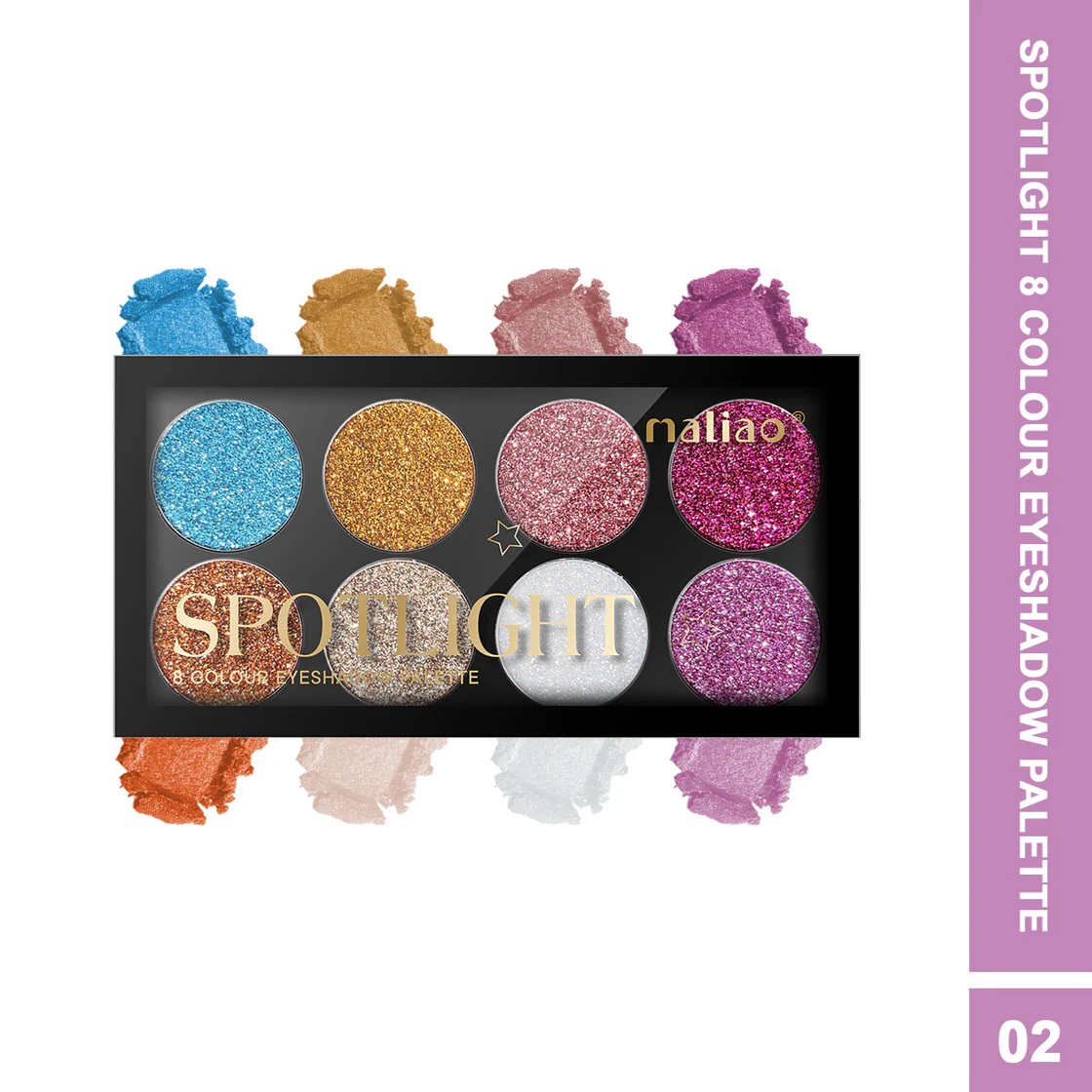 Maliao Spotlight 8 Colour Eyeshadow Palette - 02 342