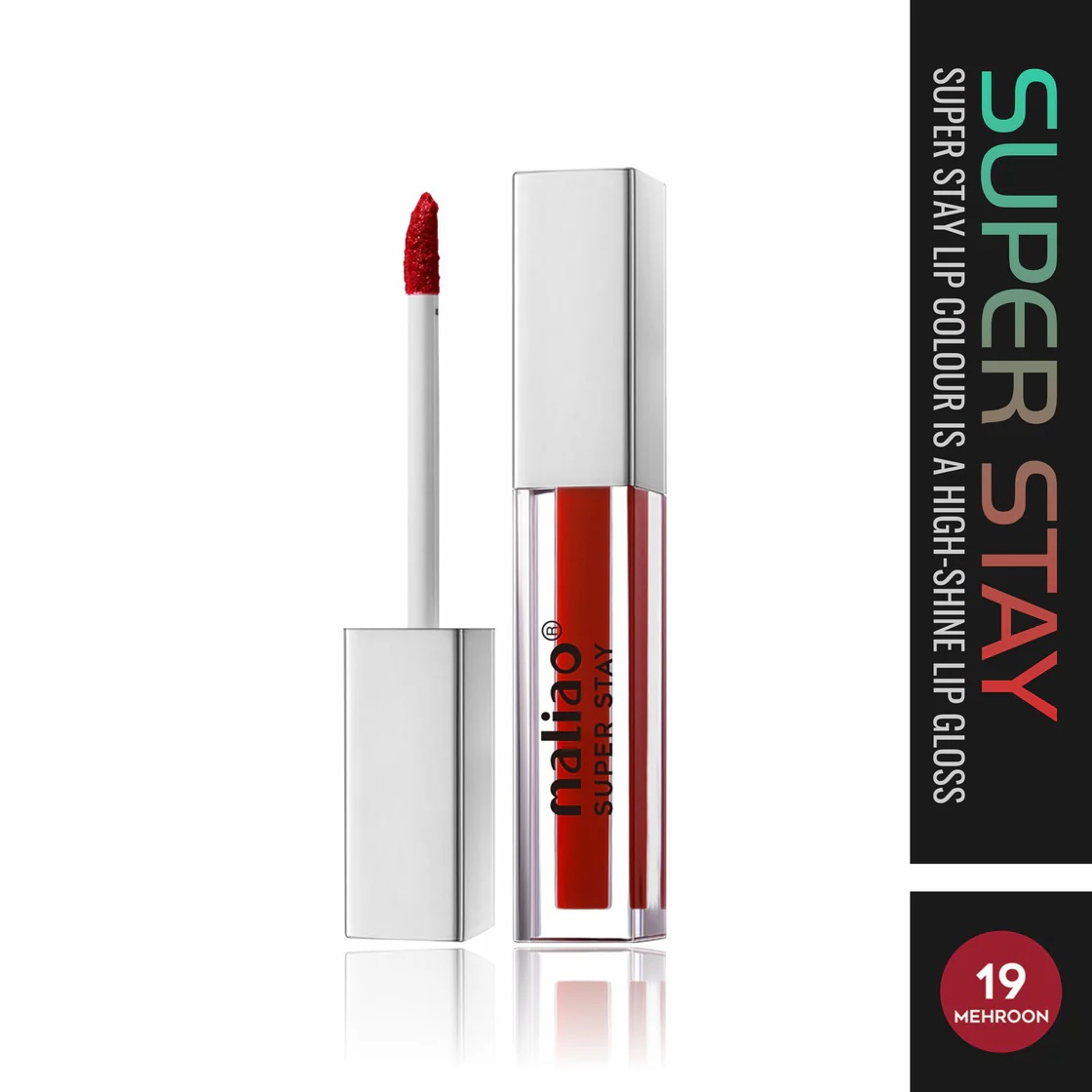 Maliao Super Stay L'Absolu Velvet Matte Lipstick - 19 MEHROON