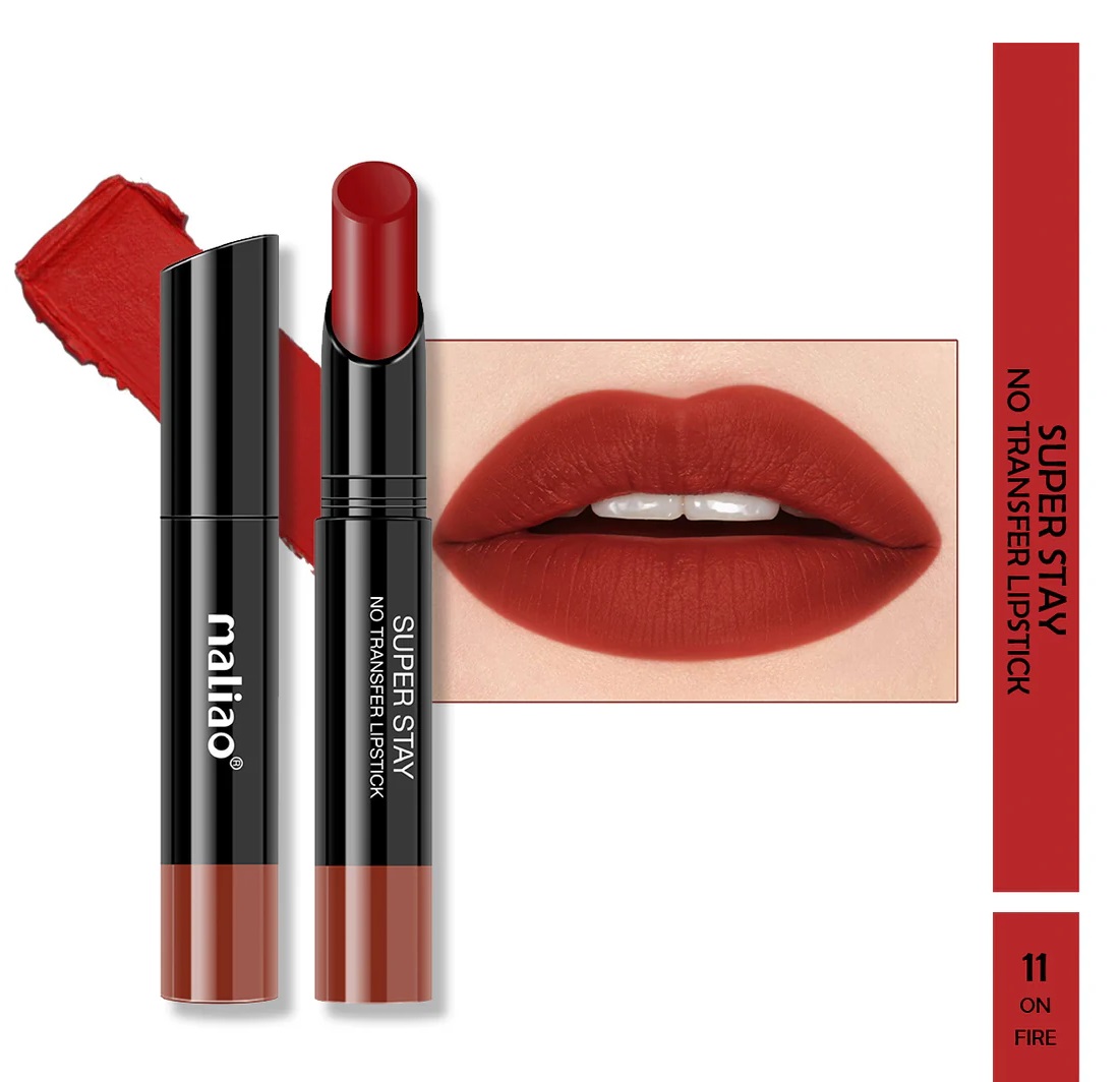 Maliao Super Stay No Transfer Lipstick - 11 ON FIRE