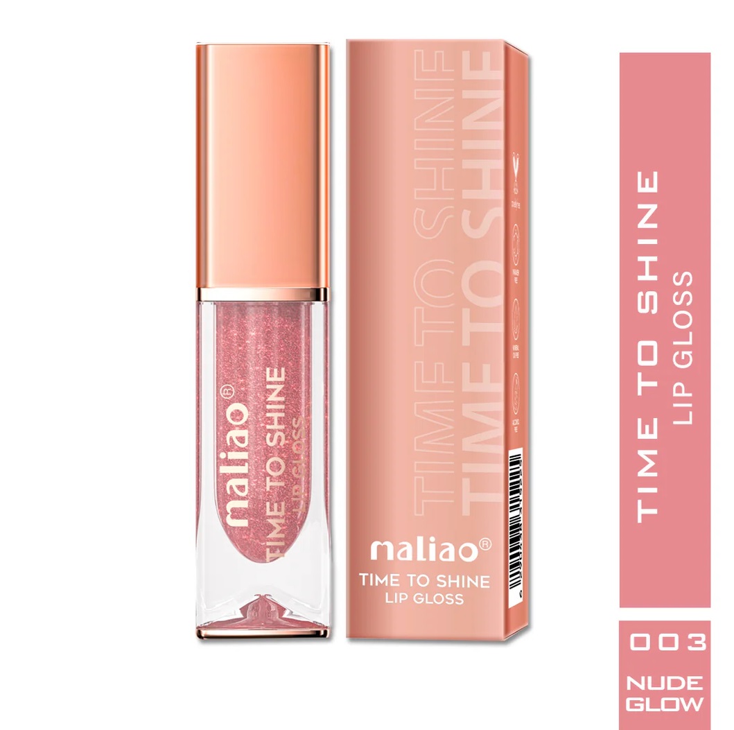 Maliao Time to Shine Lip Gloss - 03- NUDE GLOW