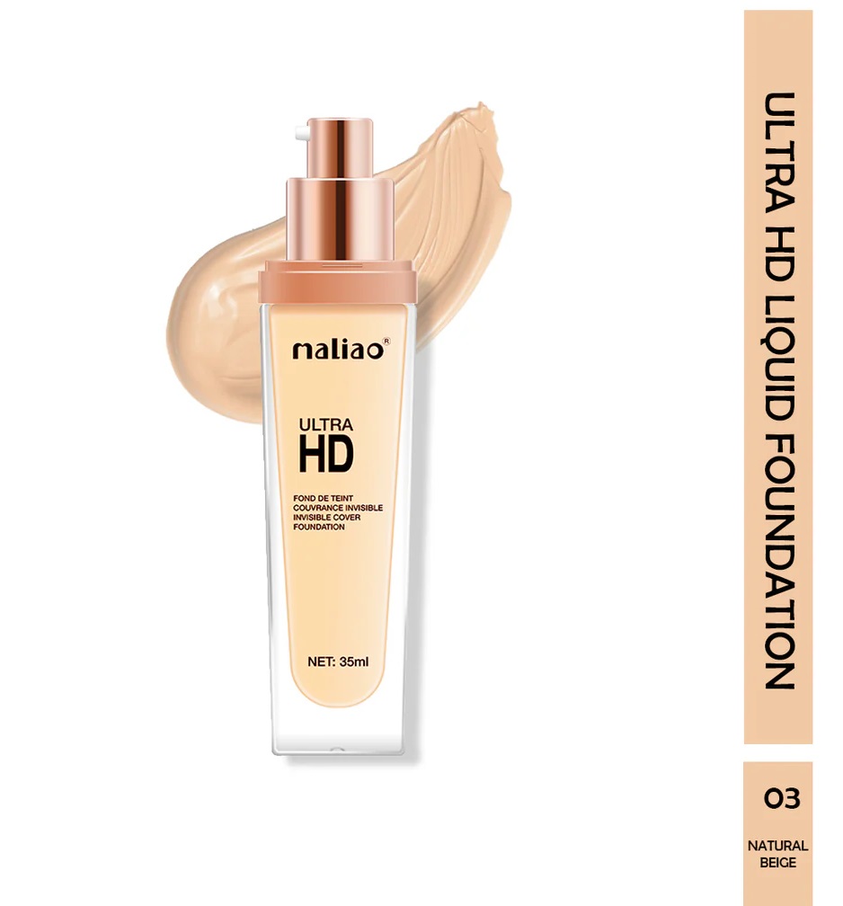 Maliao Ultra HD Invisible Cover Foundation - Natural Beige