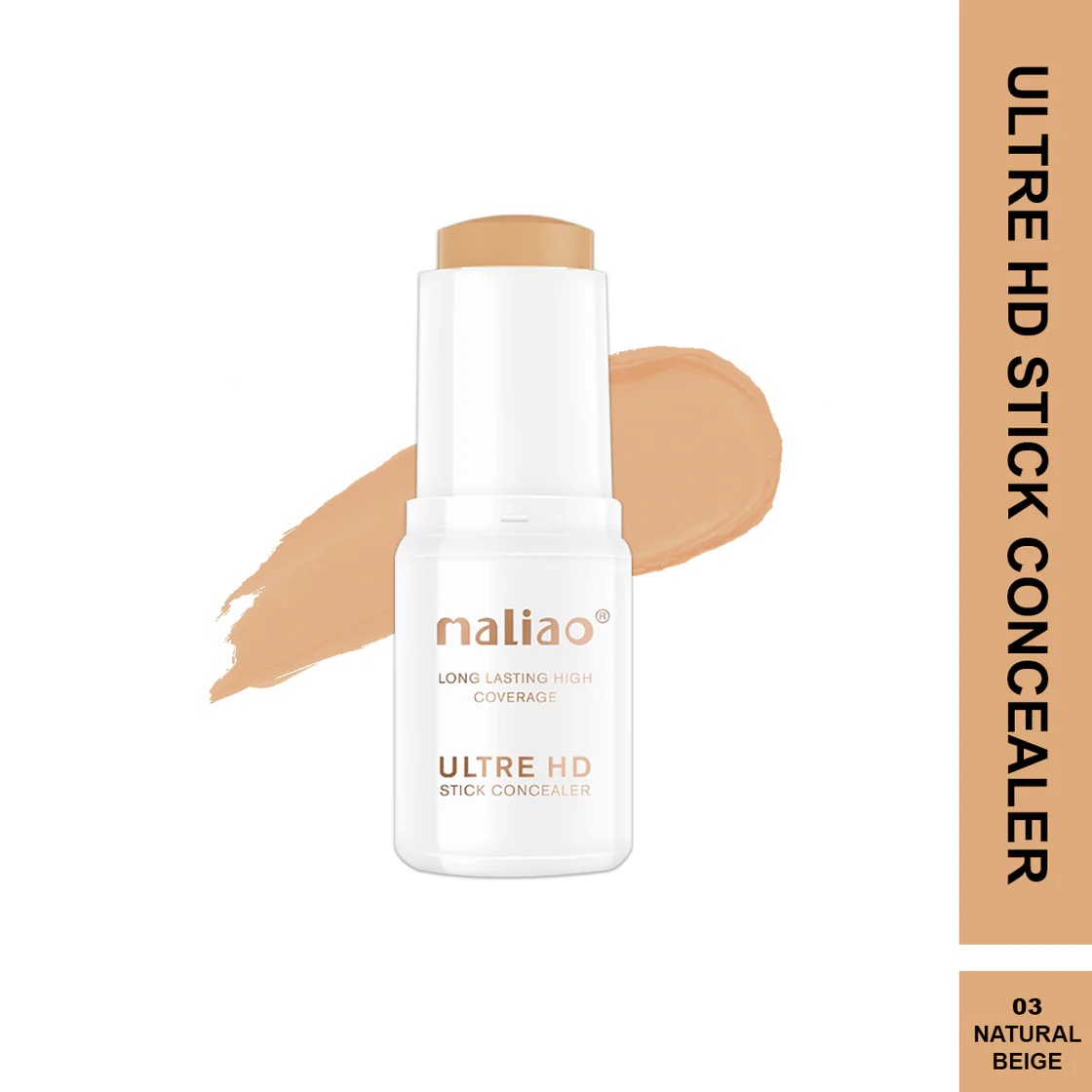 Maliao Ultra HD Stick Concealer with SPF 20 - NATURAL BEIGE 345