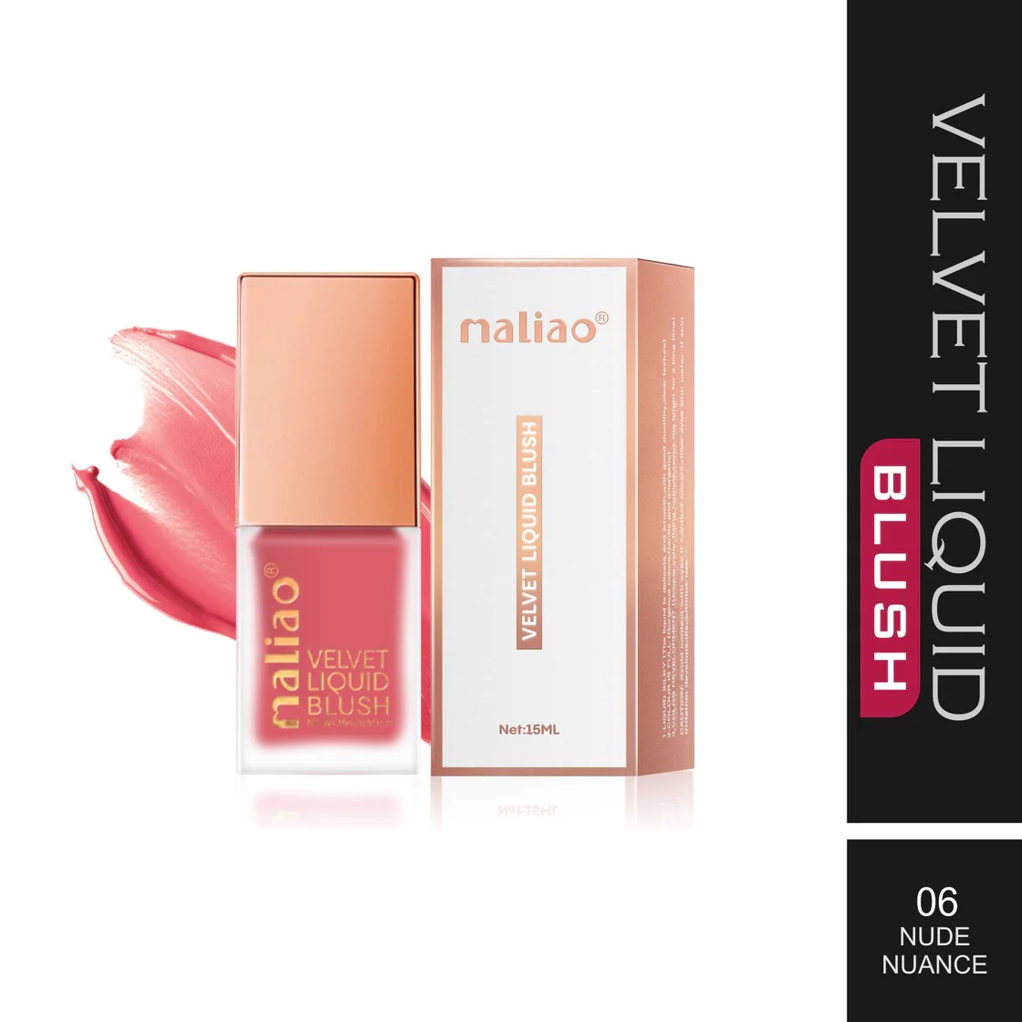 Maliao Velvet Liquid Blush - NUDE NUANCE 362