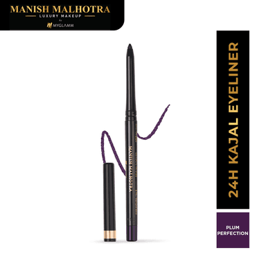 MyGlamm Manish Malhotra 24h Kajal Eyeliner - Plum Perfection