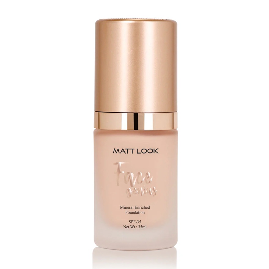 Mattlook Face Genius Mineral Enriched Foundation - Light Nude