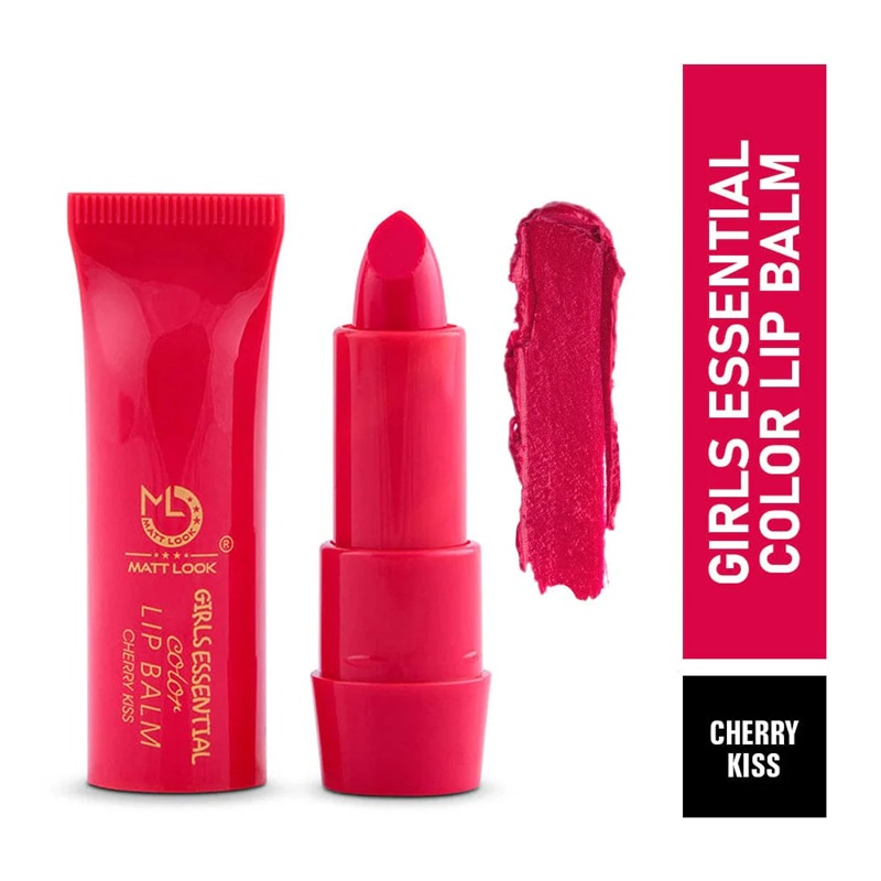 Mattlook Girls Essential Color Lip Balm - Cherry Kiss LB07