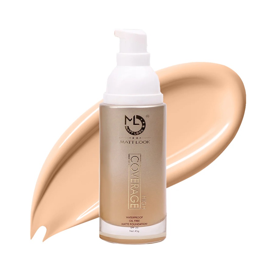 Mattlook High Coverage Foundation SPF 25 - 07 Cream Beige