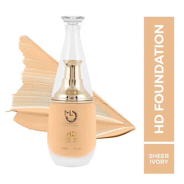 Mattlook High Definition Foundation - Sheer Ivory