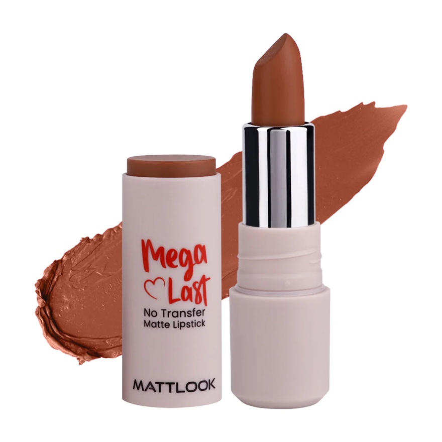 Mattlook Mega Last No Transfer Lipstick - Choco Bite-13