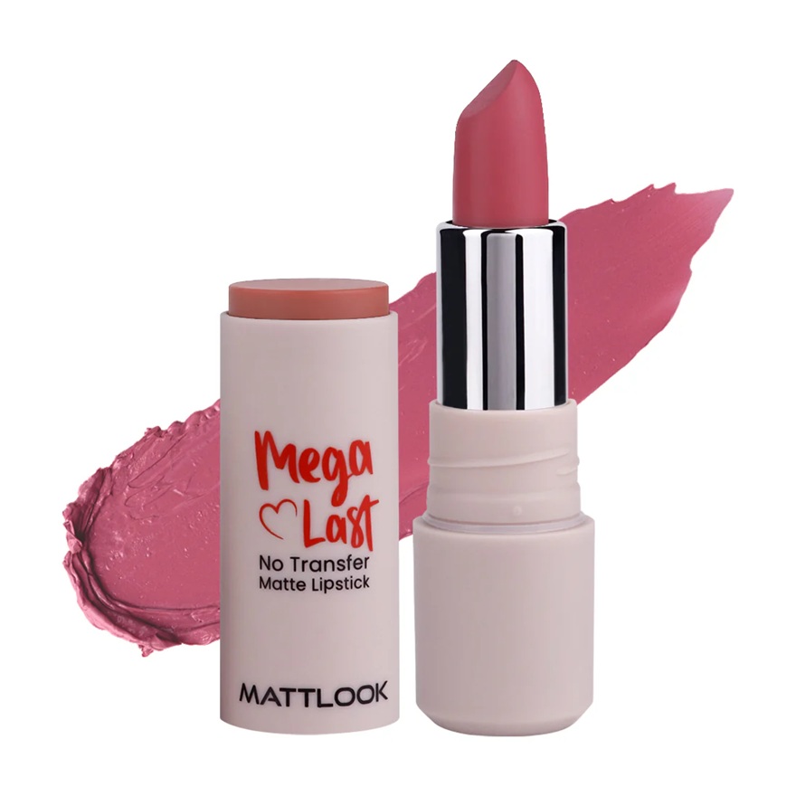 Mattlook Mega Last No Transfer Lipstick - Dusky Rose-15