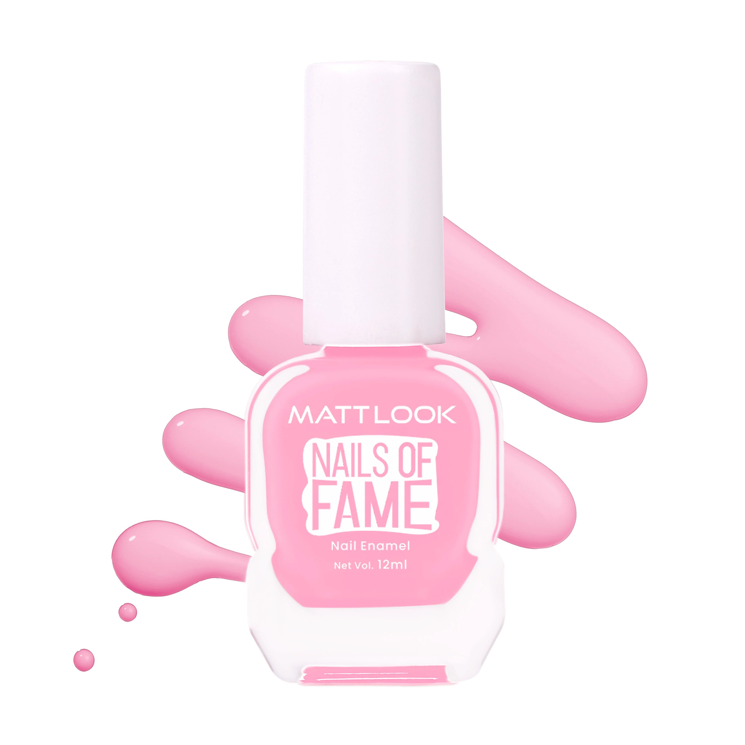 Mattlook Nails of Fame Nail Enamel - Lotus Pink 32