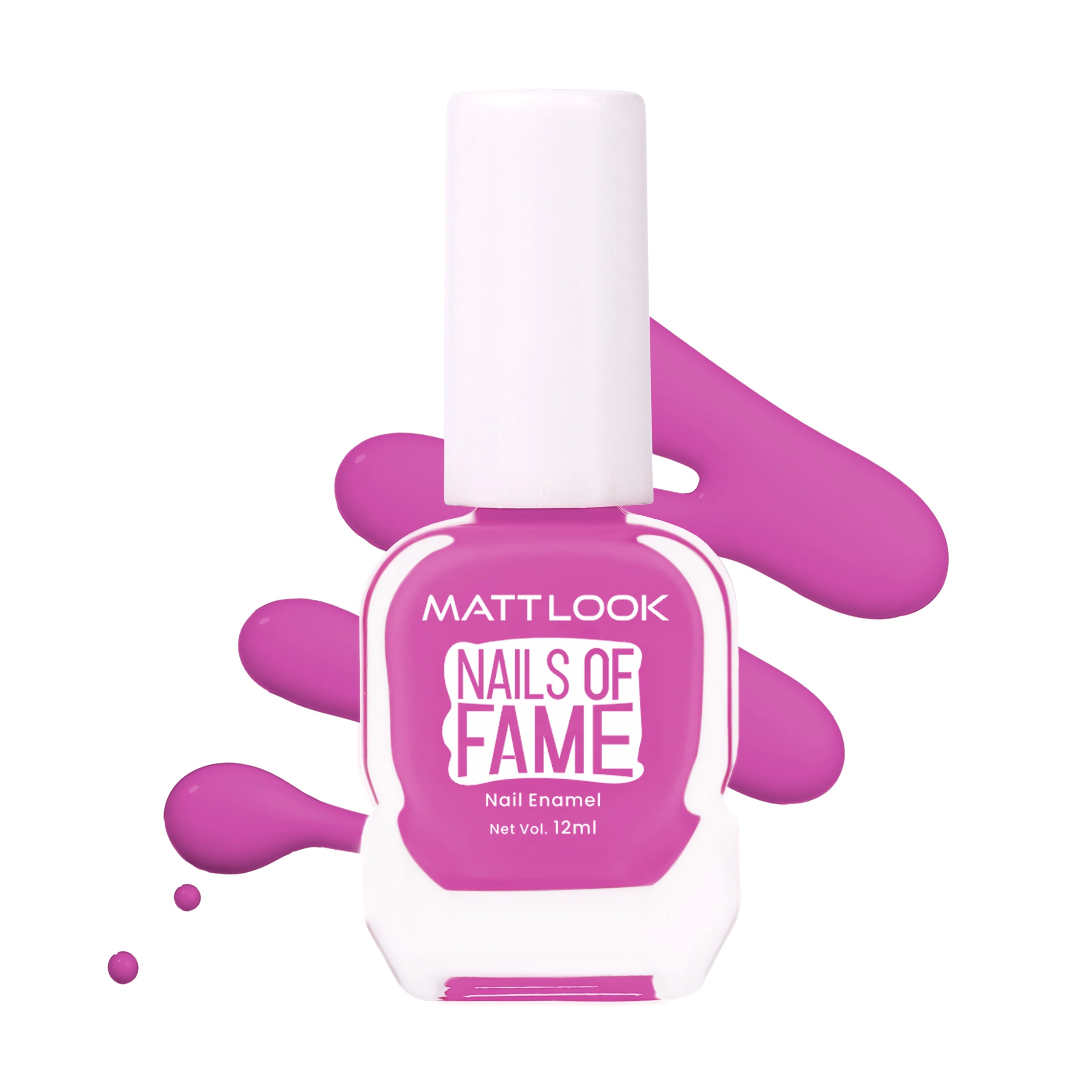 Mattlook Nails of Fame Nail Enamel - Onion Pink 19