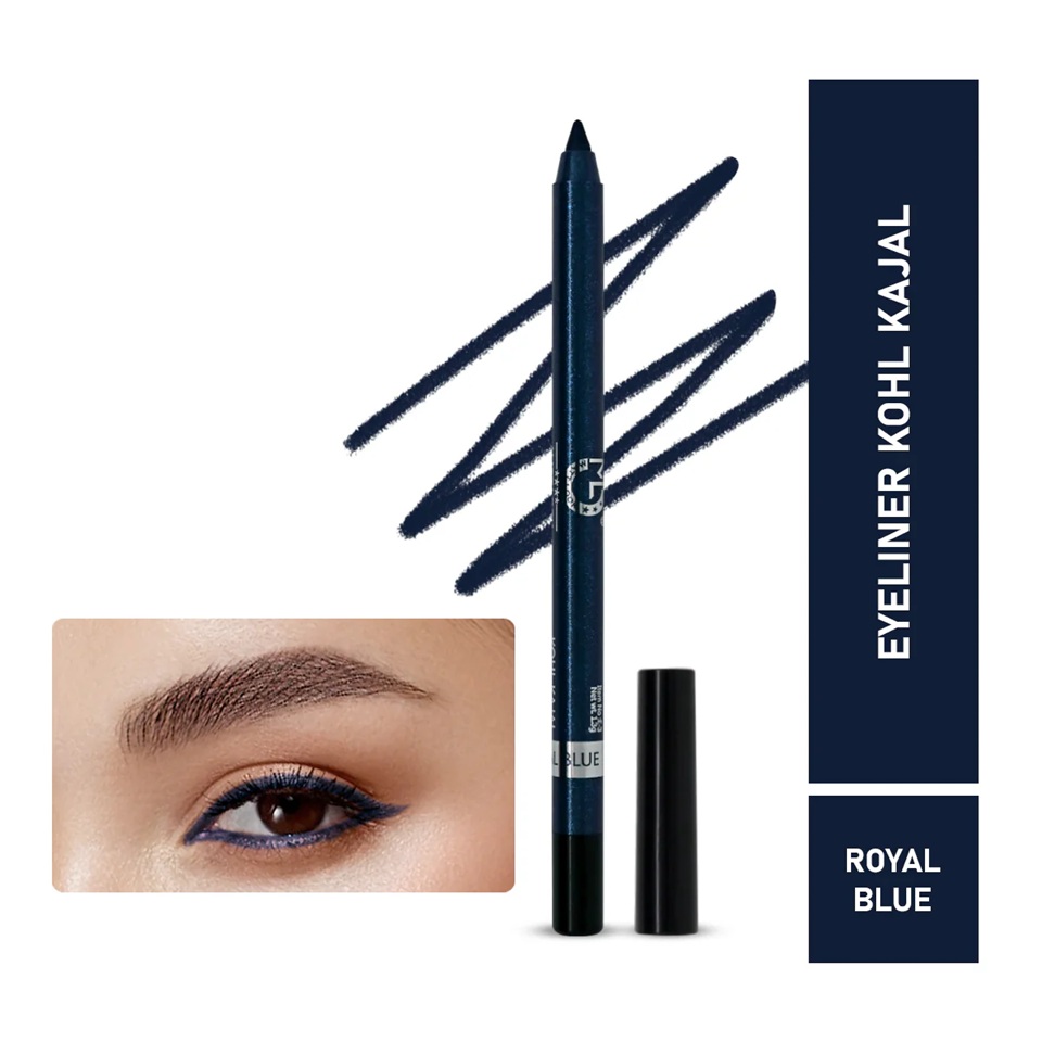 Mattlook Single Stroke Super Glide Eyeliner Kohl Kajal - Royal Blue
