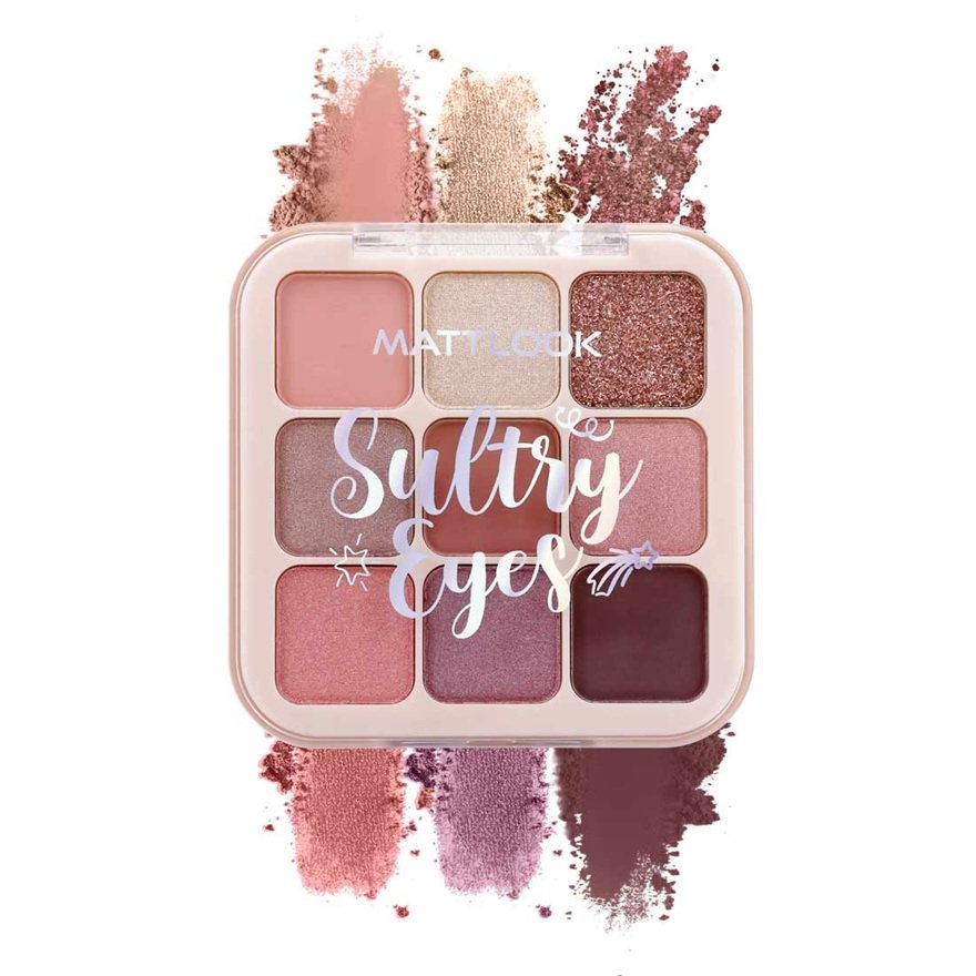 Mattlook Sultry Eyes Eyeshadow Palette - 02 Holiday Wine