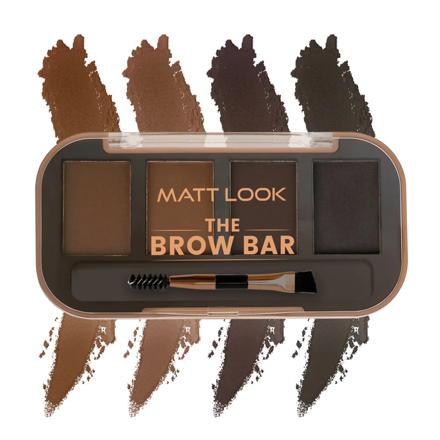 Mattlook The Brow Bar Eyebrow Palette - Intense