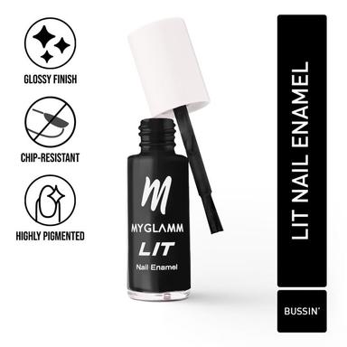 MyGlamm LIT Nail Enamel - Bold Glamm - Bussin