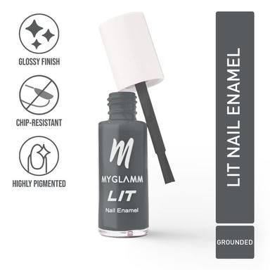 MyGlamm LIT Nail Enamel - Bold Glamm - Grounded