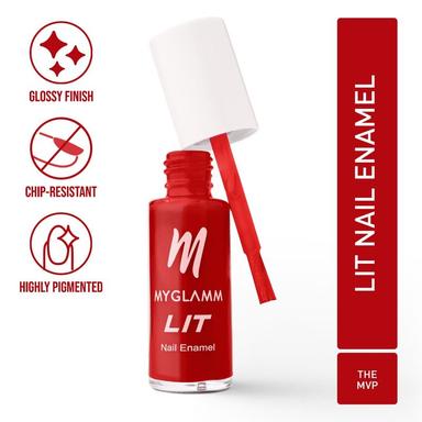 MyGlamm LIT Nail Enamel - Bold Glamm - The MVP