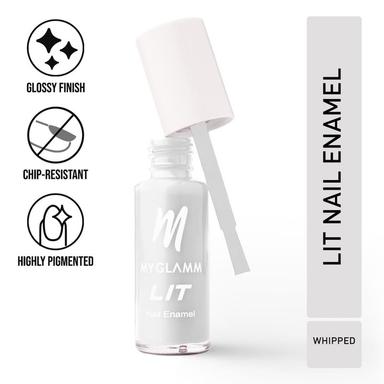 MyGlamm LIT Nail Enamel - Bold Glamm - Whipped