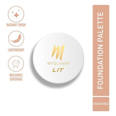 MyGlamm LIT Radiant Matte Compact Powder - Snatched
