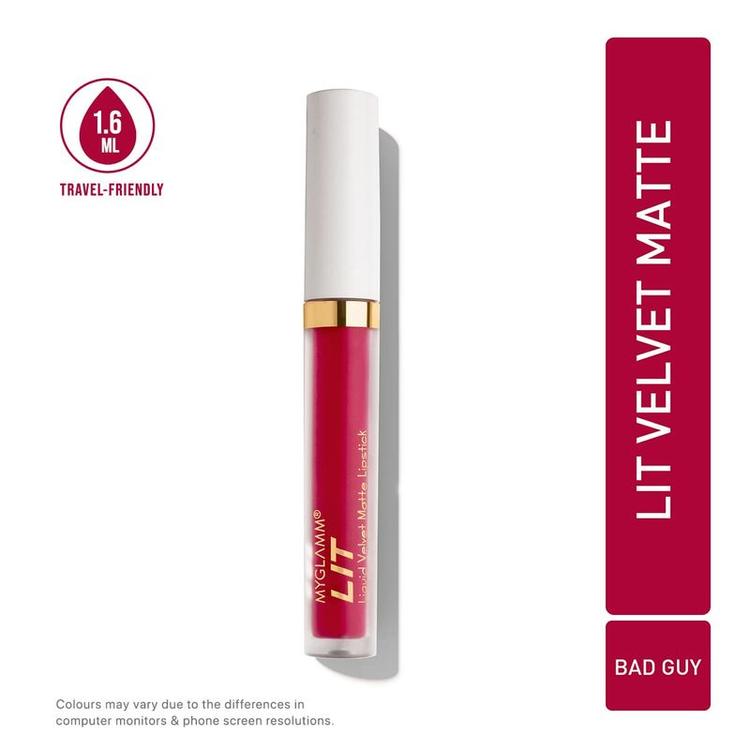 MyGlamm LIT Velvet Matte Liquid Lipstick - Bad Guy