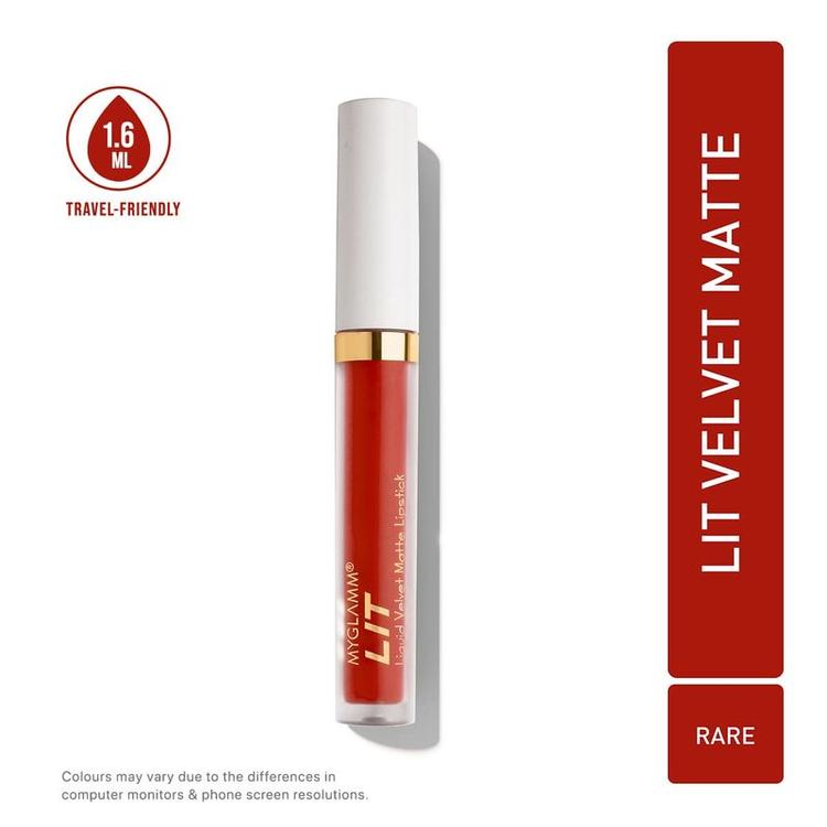 MyGlamm LIT Velvet Matte Liquid Lipstick - Rare