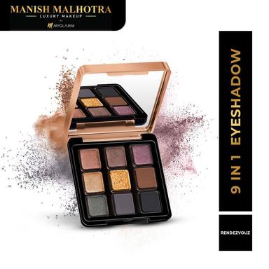 MyGlamm Manish Malhotra 9 in 1 Eyeshadow Palette - Rendezvous