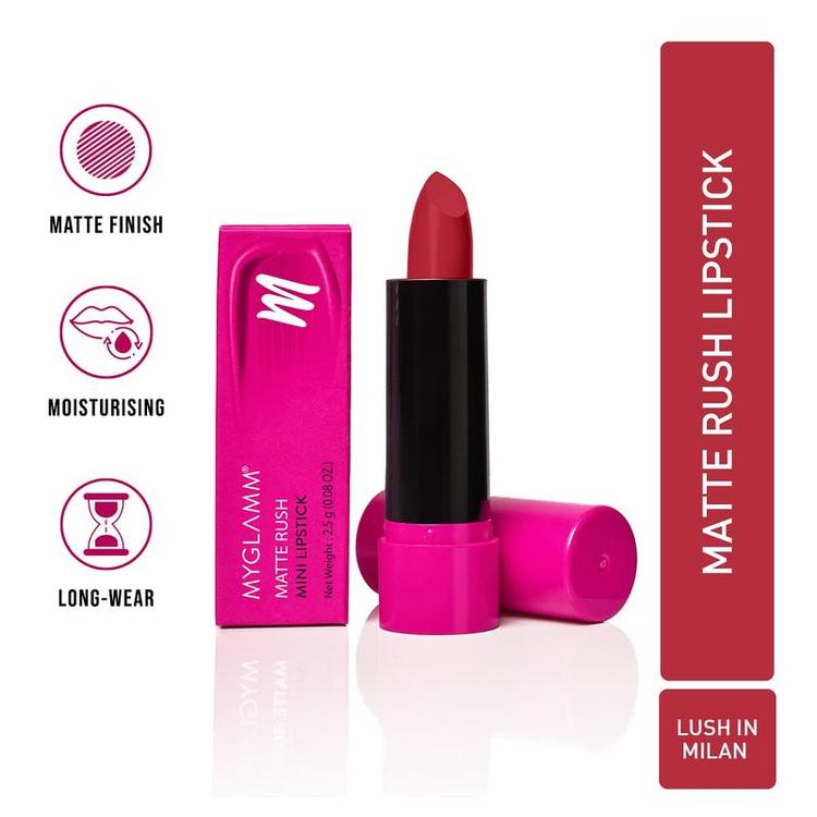 MyGlamm Matte Rush Lipstick - Lush In Milan