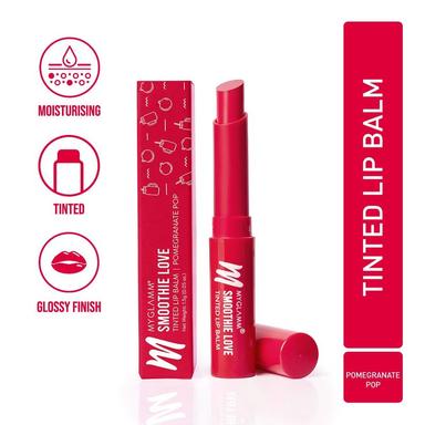 MyGlamm Smoothie Love Tinted Lip Balm - Pomegranate Pop