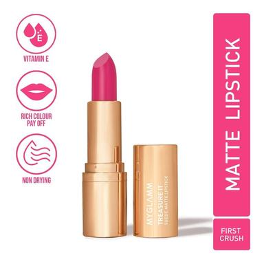 MyGlamm Treasure IT Suede Matte Lipstick Valentine Range - First Crush