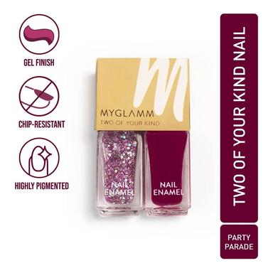 MyGlamm Two Of Your Kind Nail Enamel - Party Parade