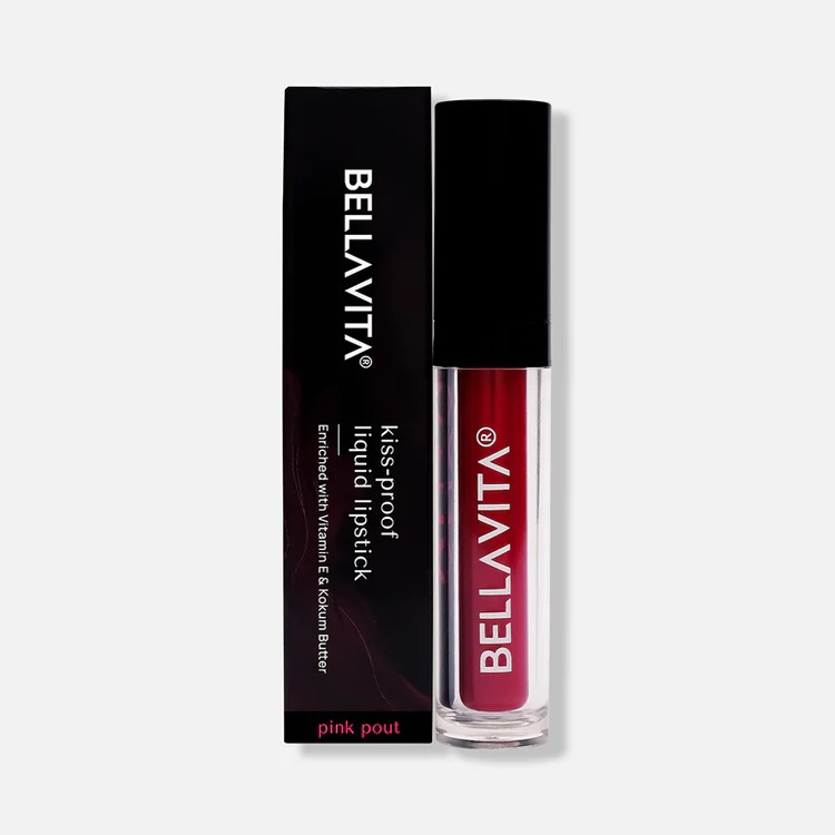 Bellavita Organic Kiss-Proof Liquid Lipstick - Pink Pout