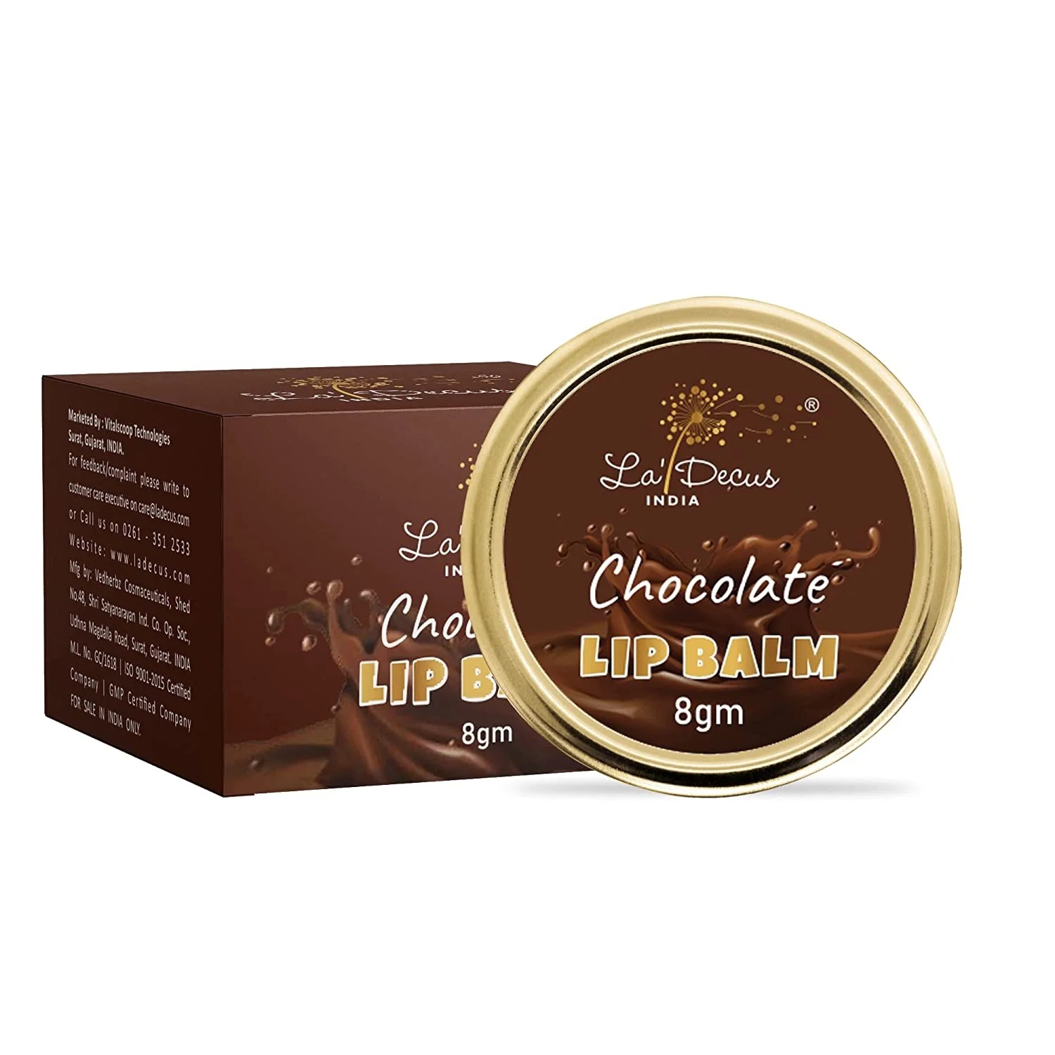 la'decus Chocolate Lip Balm