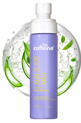 mCaffeine Sun Glaze Mist Face Sunscreen SPF 50 PA